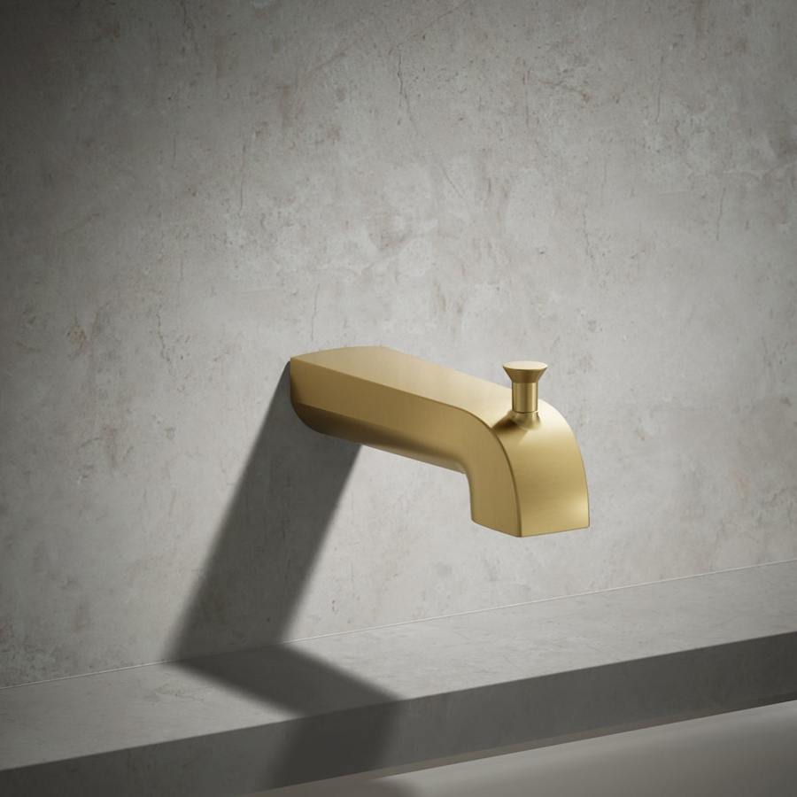 Pitch 6" Integrated Diverter Tub Spout