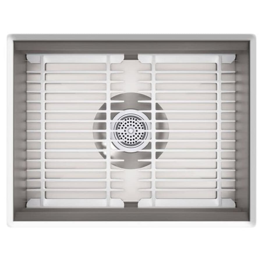 Prolific 23" Undermount Single Basin Stainless Steel Kitchen Sink with Basin Rack, Colander, and Cutting Board