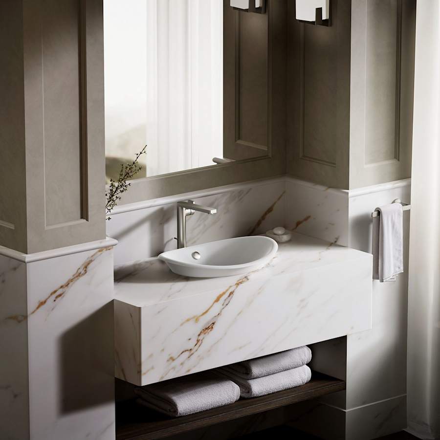 Iron Plains 20-3/4"L Enameled Cast Iron Wading Pool Oval Bathroom Sink with Overflow and White Painted Underside