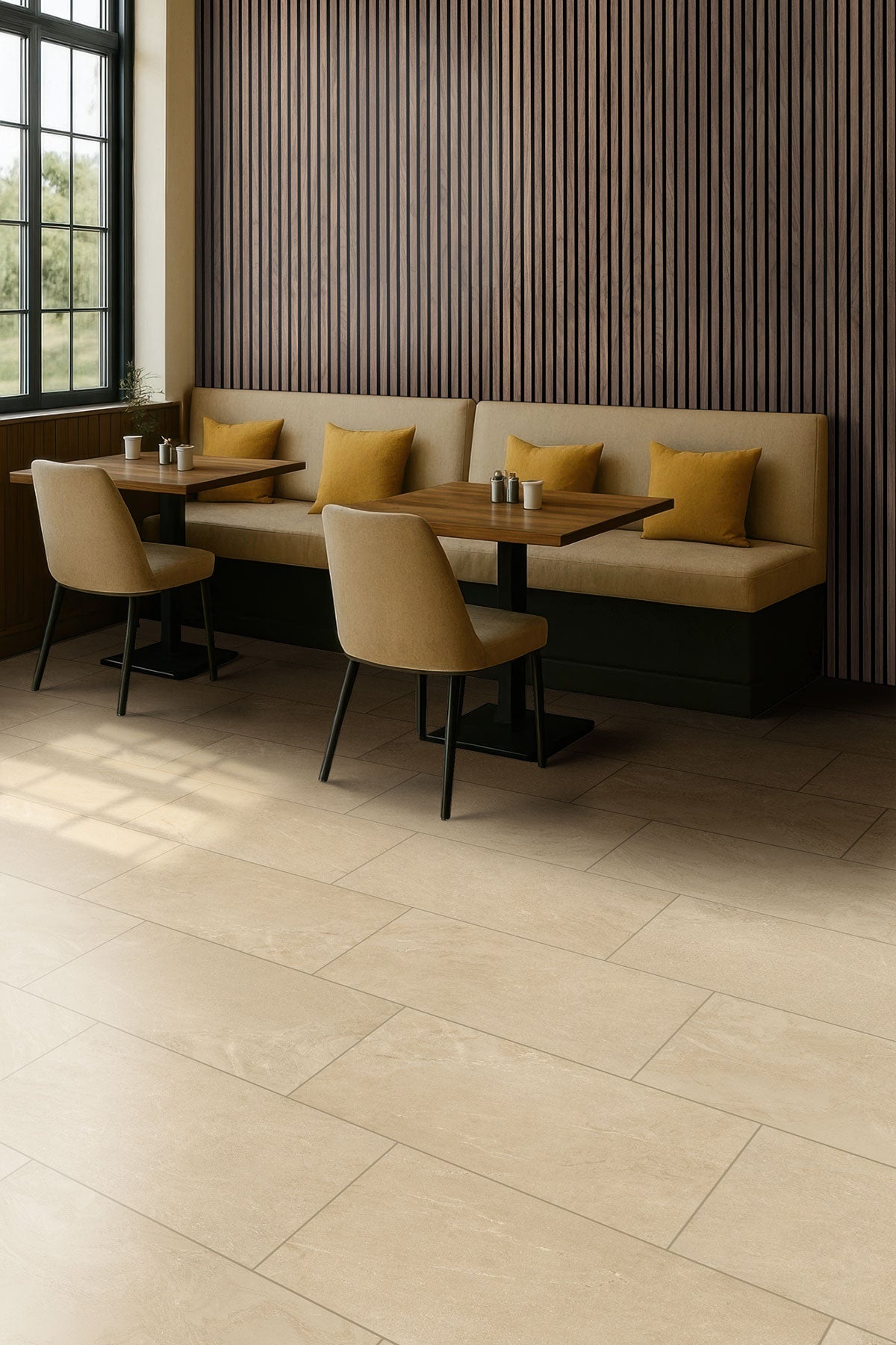 ACOUSTIC WOOD SLAT PANEL TAWNY