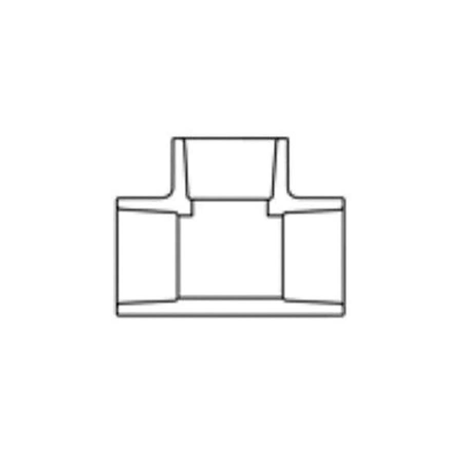 Tee, 5 in, Socket, SCH 40/STD, PVC