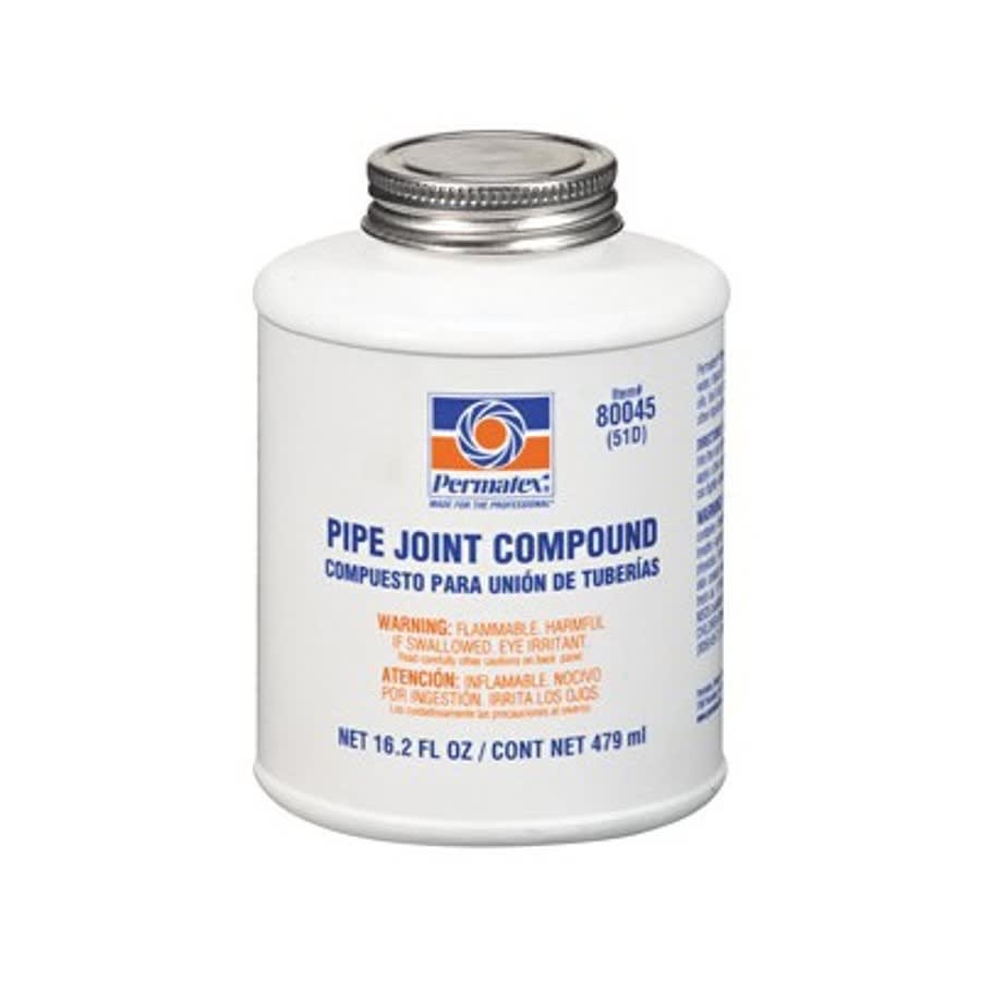 Pipe Joint Compound, 16 oz Bottle, Paste, Black