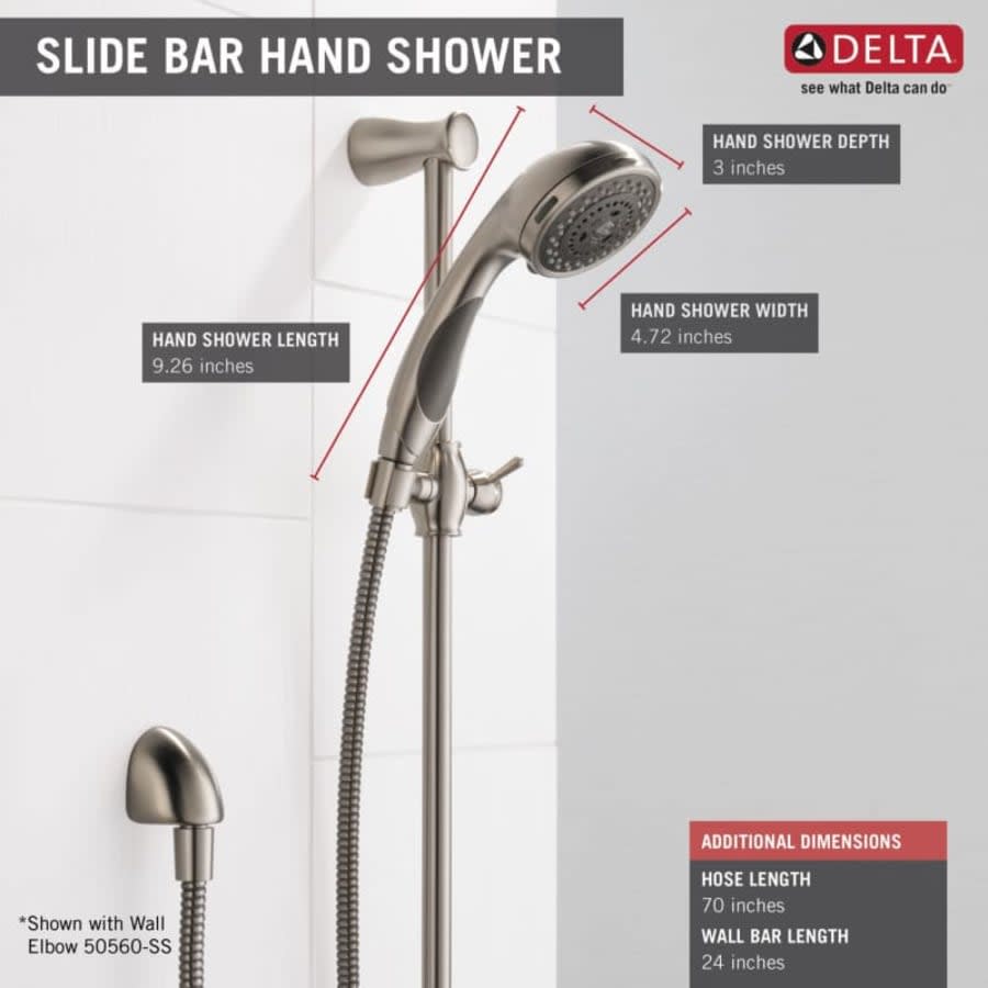 2.5 GPM Hand Shower Package with Touch-Clean® Technology - Limited Lifetime Warranty