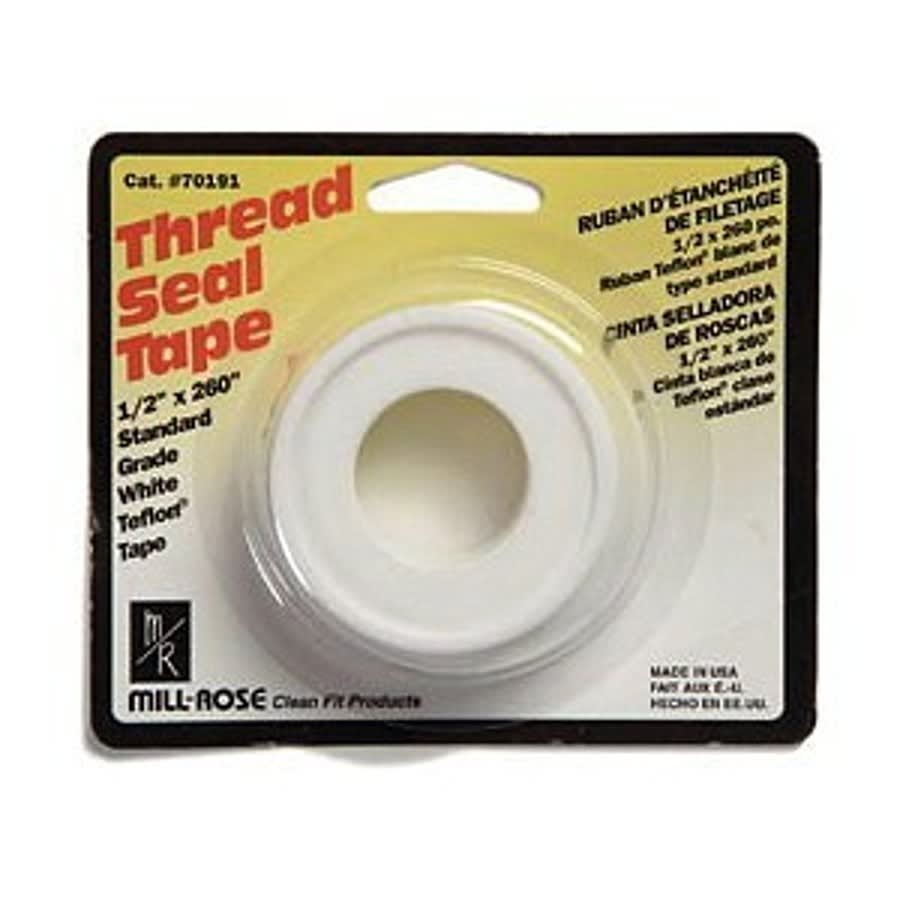 Teflon Tape, 1 in W, 520 in L, White