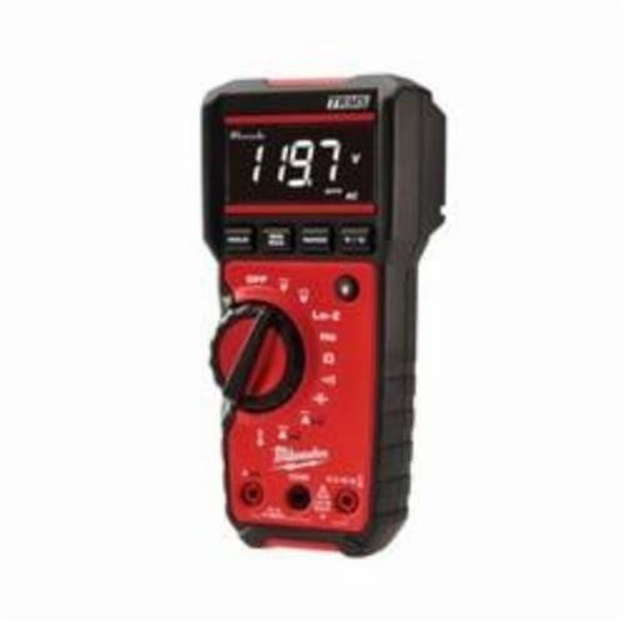 Digital Multimeter, 600 VDC/VAC, 10 A, 40 MOhm, 600 VAC/VDC, 10 A, 40 MOhm, High Contrast White on Black Display