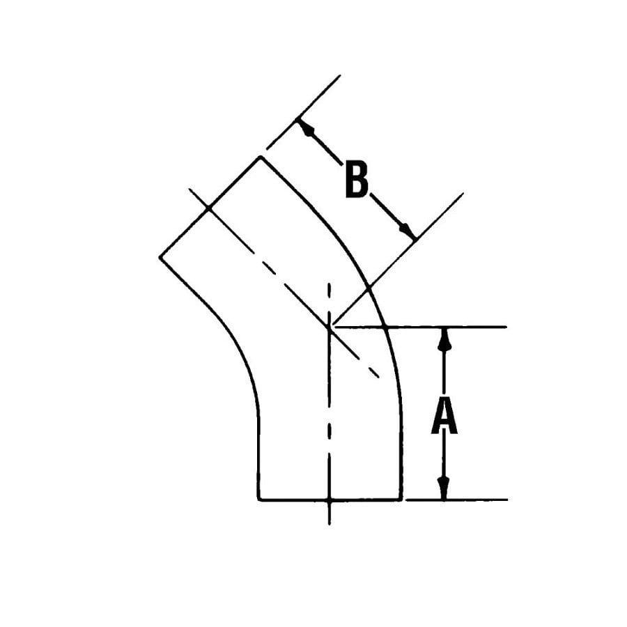 Oval Vent Elbow, 4 in Dia