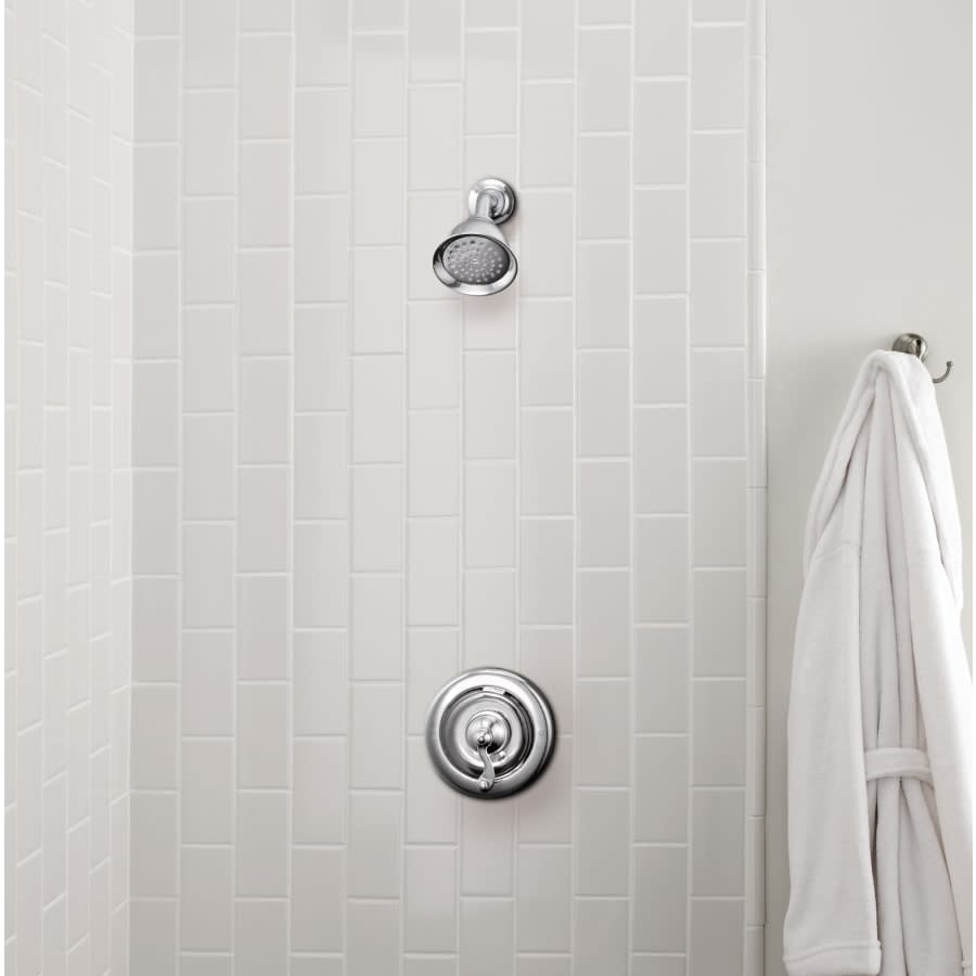 Traditional Single Handle Pressure Balanced Shower Trim - Less Valve