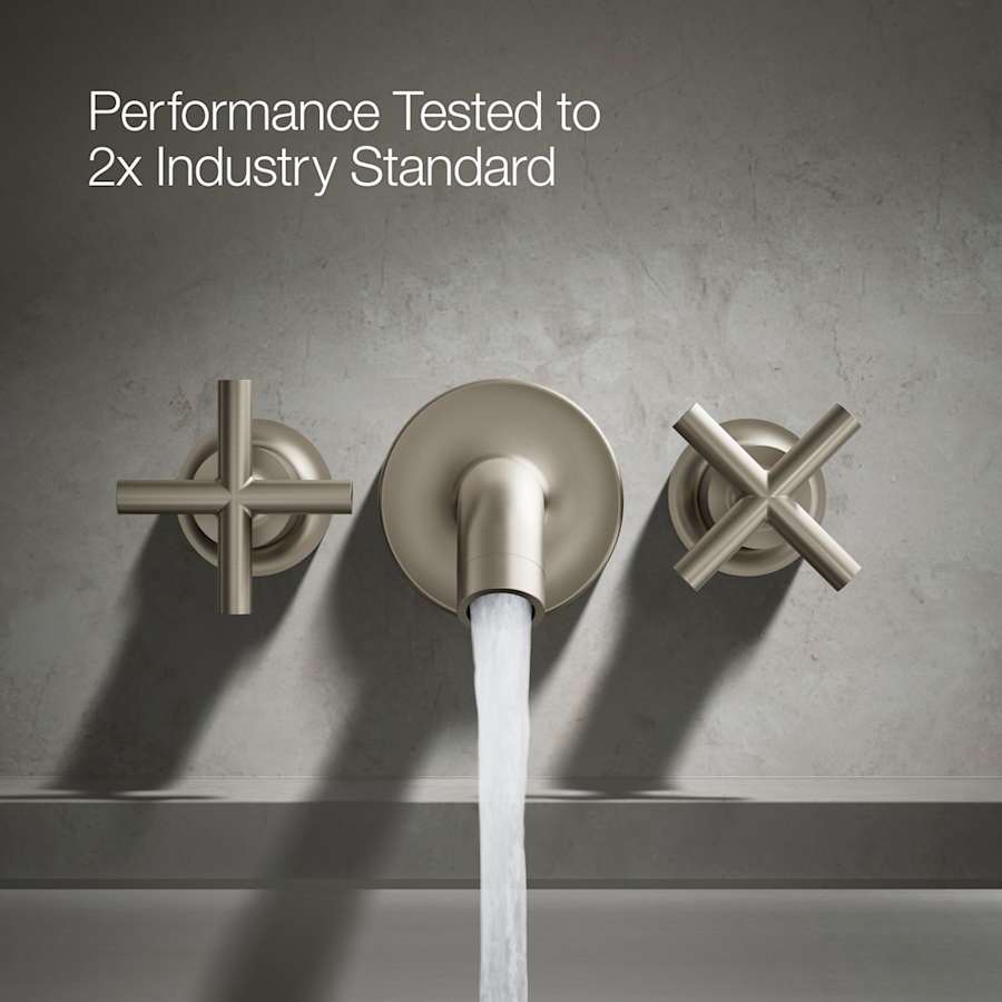 Purist Deck or Wall Mounted Cross Handles for Tub Faucet
