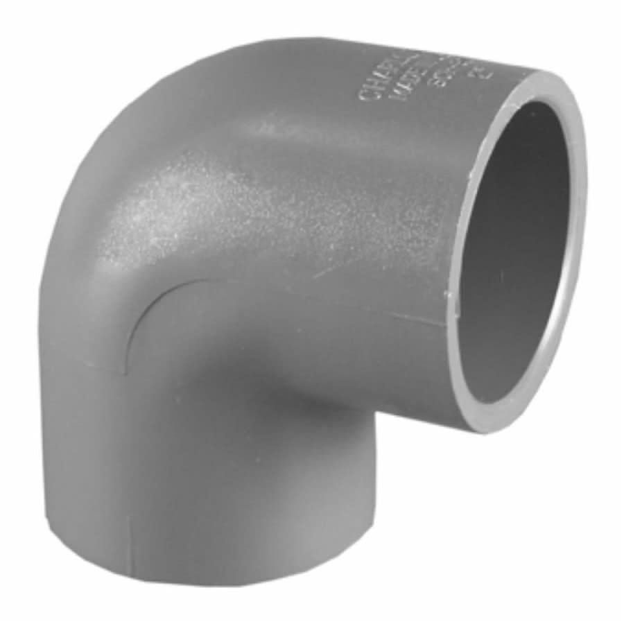 90 deg Elbow, 1-1/2 in, Socket, SCH 80/XH, PVC
