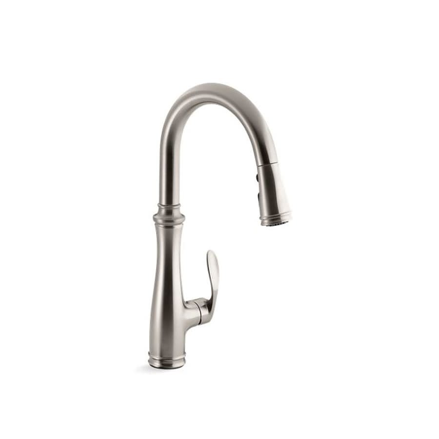 Bellera® Kitchen Faucet, Deck Mount, ADA, 1 Lever Handle, 1 or 3-Hole, Vibrant Stainless