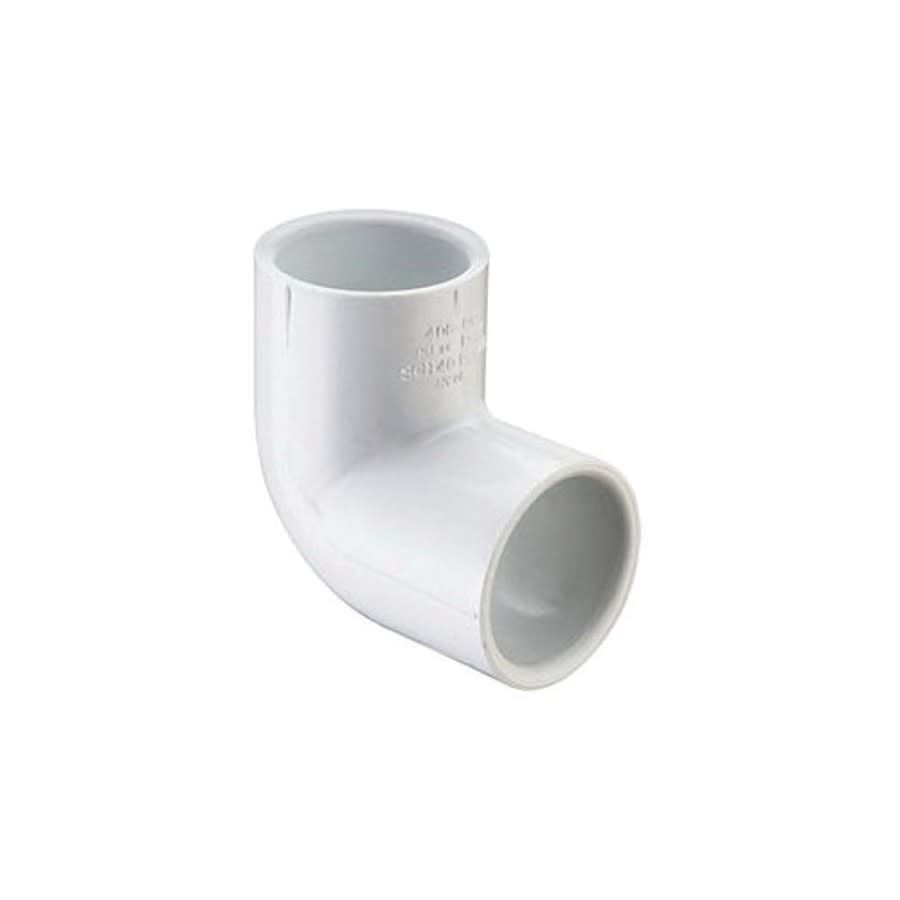 90 deg Elbow, 3 in, Socket, SCH 40/STD, PVC