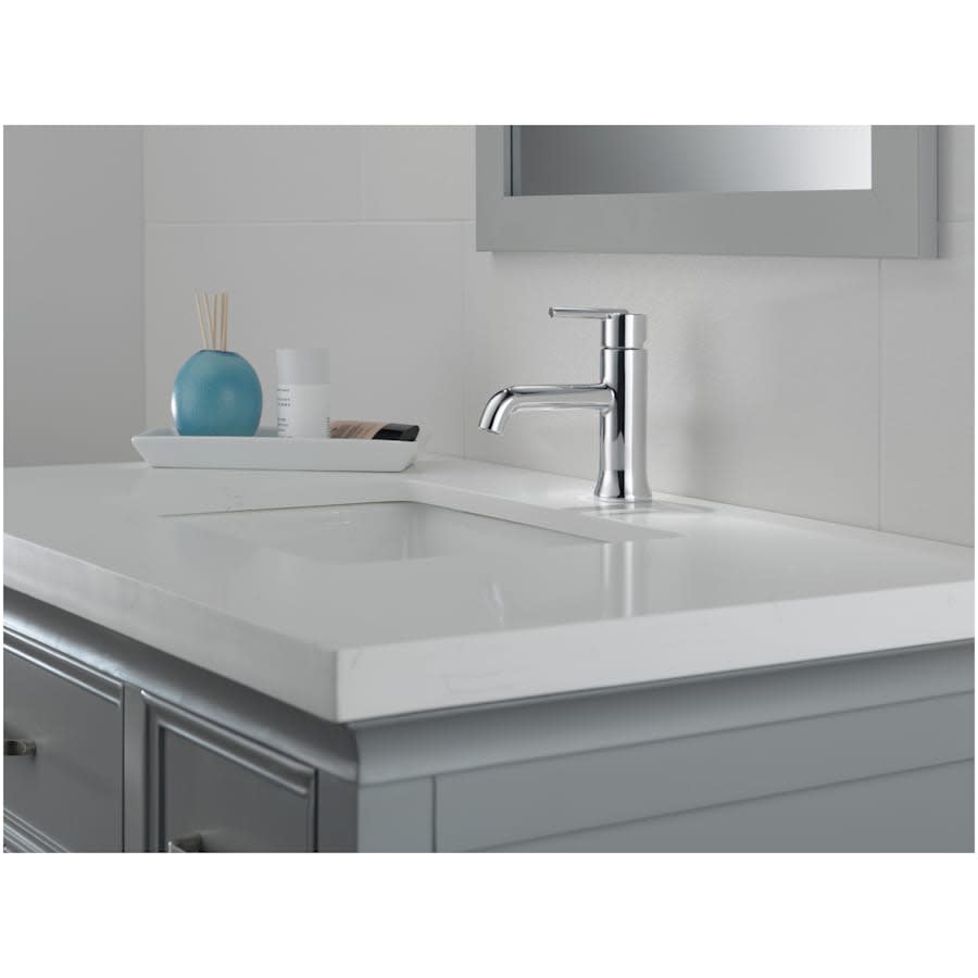 Trinsic 1.2 GPM Single Hole Bathroom Faucet with Metal Push Pop-Up Drain Assembly - Limited Lifetime Warranty