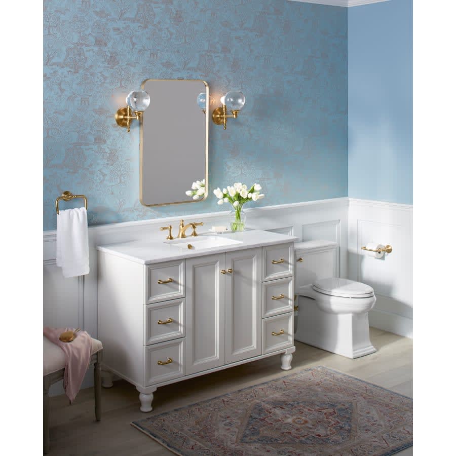 Essential 22-1/16" W x 34-1/16" H Rectangular Framed Bathroom Mirror