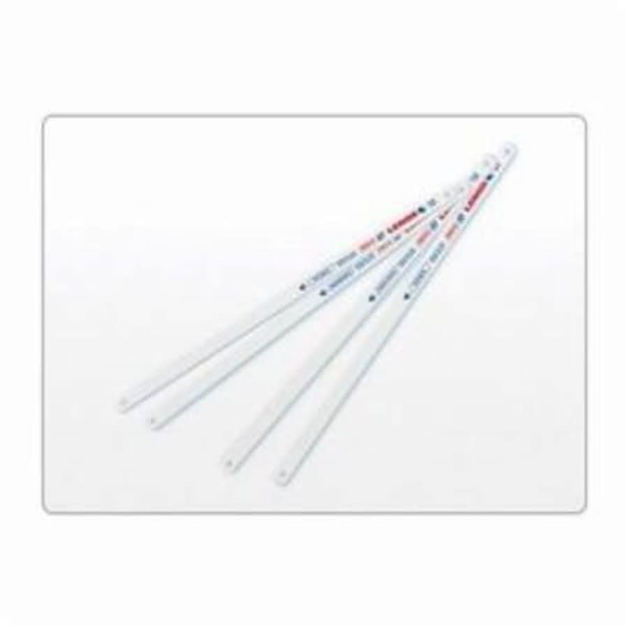 Hacksaw Blade, 12 in L Blade, HSS Cutting Edge, 24, Bi-Metal Blade, 10-Pack