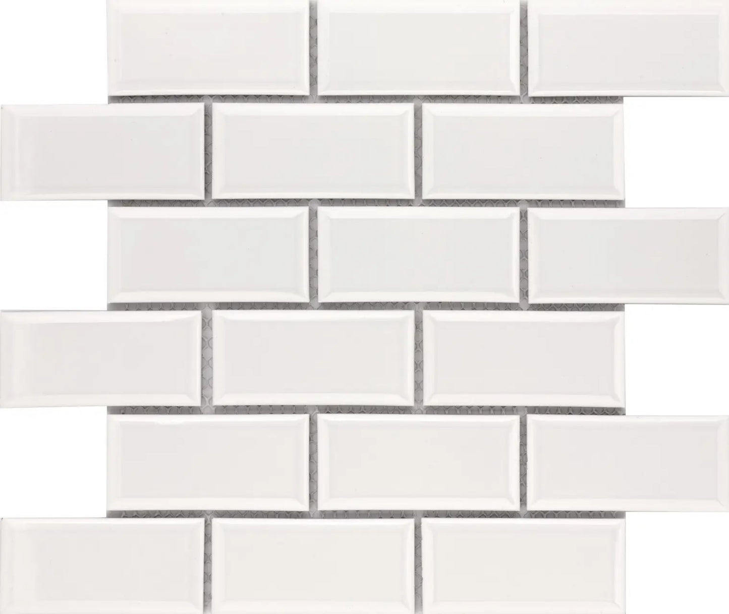 BG WHITE ICE 2X4 BEV. BRICK