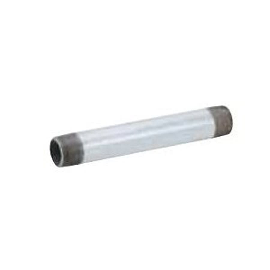 Nipple, 4 in, 24 in L, MNPT, Steel, Galvanized, SCH 40/STD