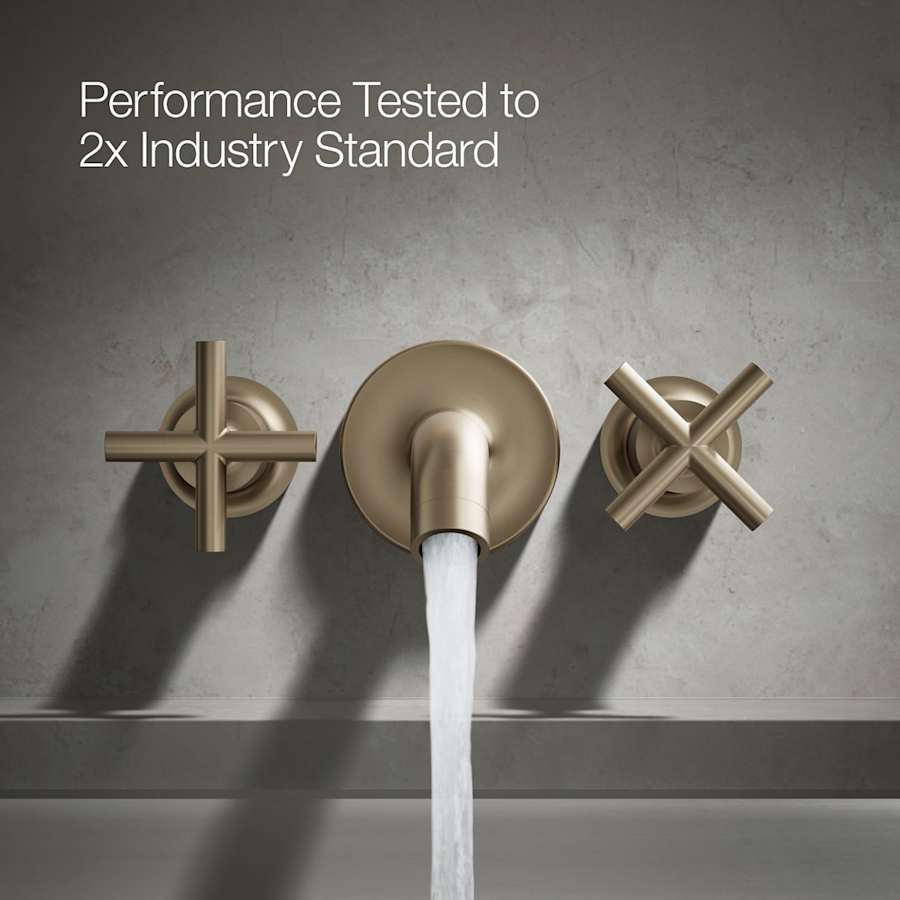 Purist Deck or Wall Mounted Cross Handles for Tub Faucet