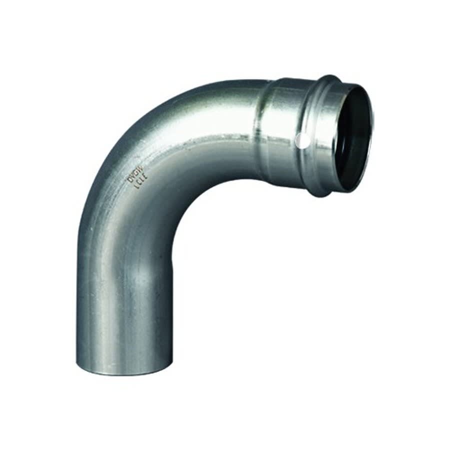 Street 90 deg Elbow, 1-1/2 in, Fitting x Press, 304/304L Stainless Steel