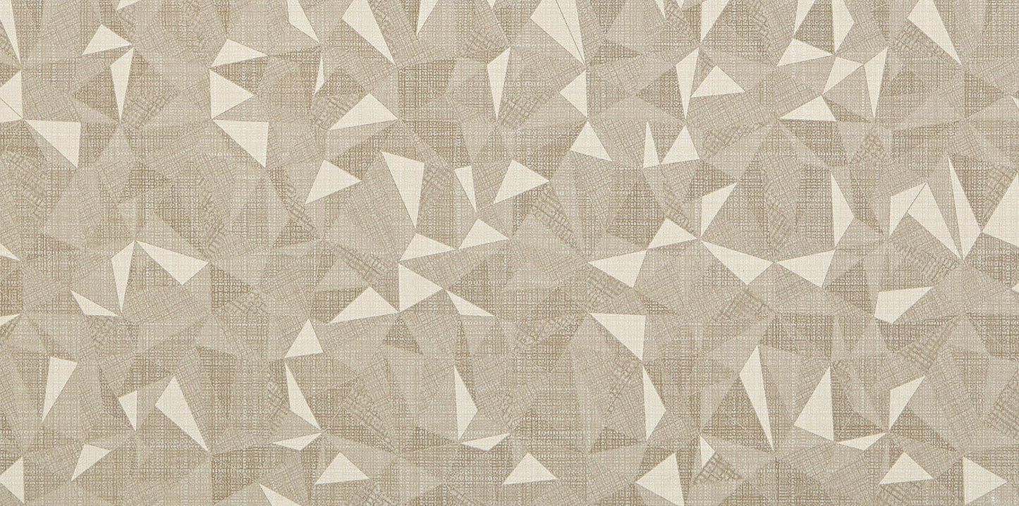 Fabric Art Natural Prism Rectangle, Modern Kaleidoscope 12X24 Matte