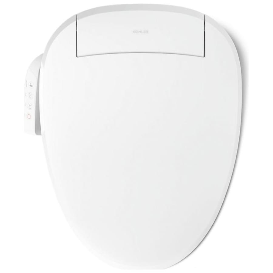 PureWash E545 Elongated Closed-Front Bidet Seat with Heated Seat, Adjustable Water Temperature and Pressure, Front and Rear Wash Modes, Automatically UV Light Self-Cleaning Wand, Quiet-Close, Quick-Release, and LED Night Light Technologies