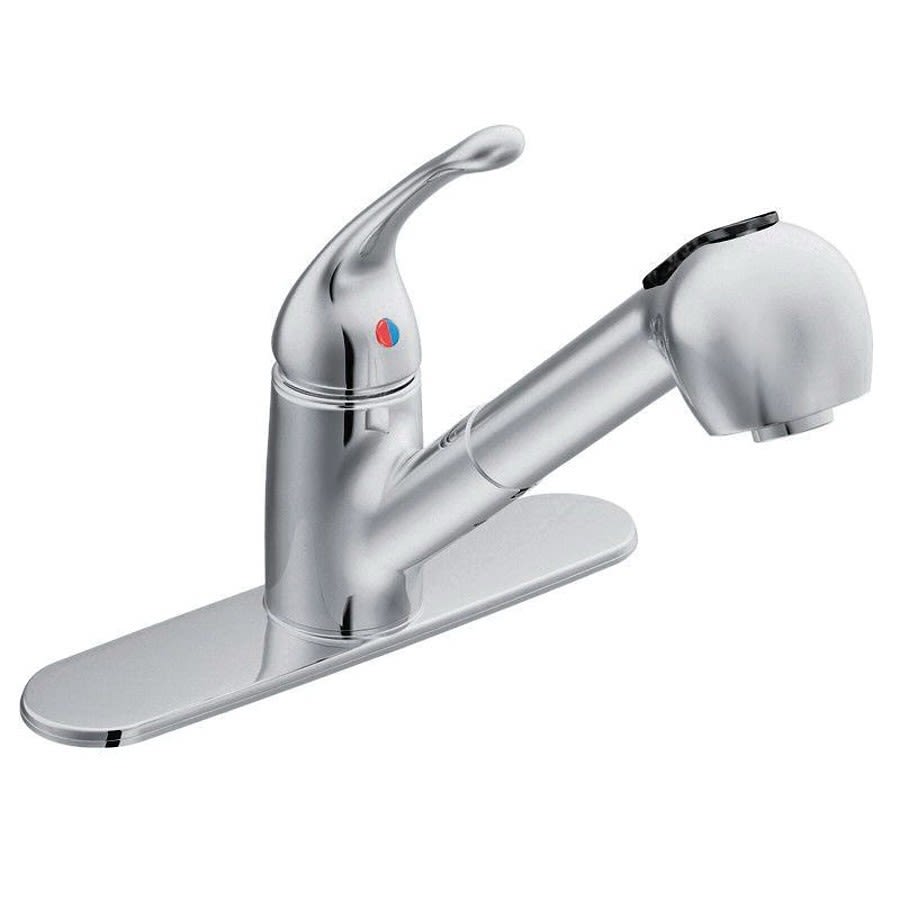 Capstone® Kitchen Faucet, Deck Mount, ADA, 1 Lever Handle, 1 or 3-Hole, Chrome