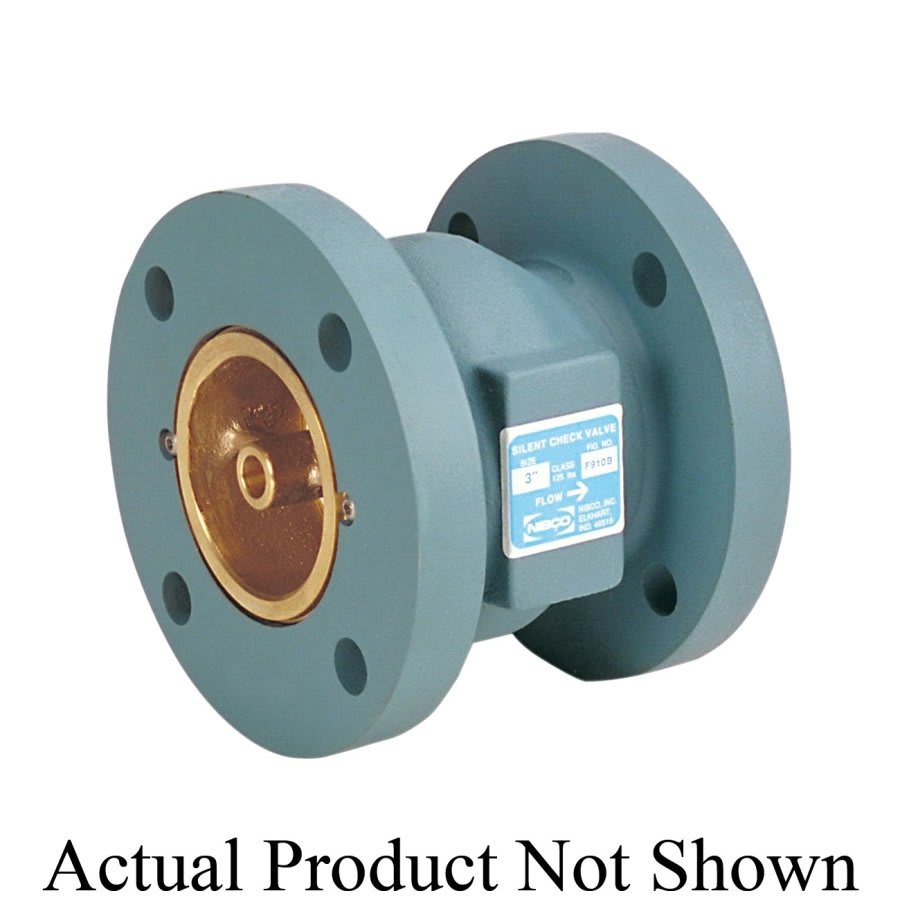 Silent Check Valve, 8 in, Flange, Cast Iron