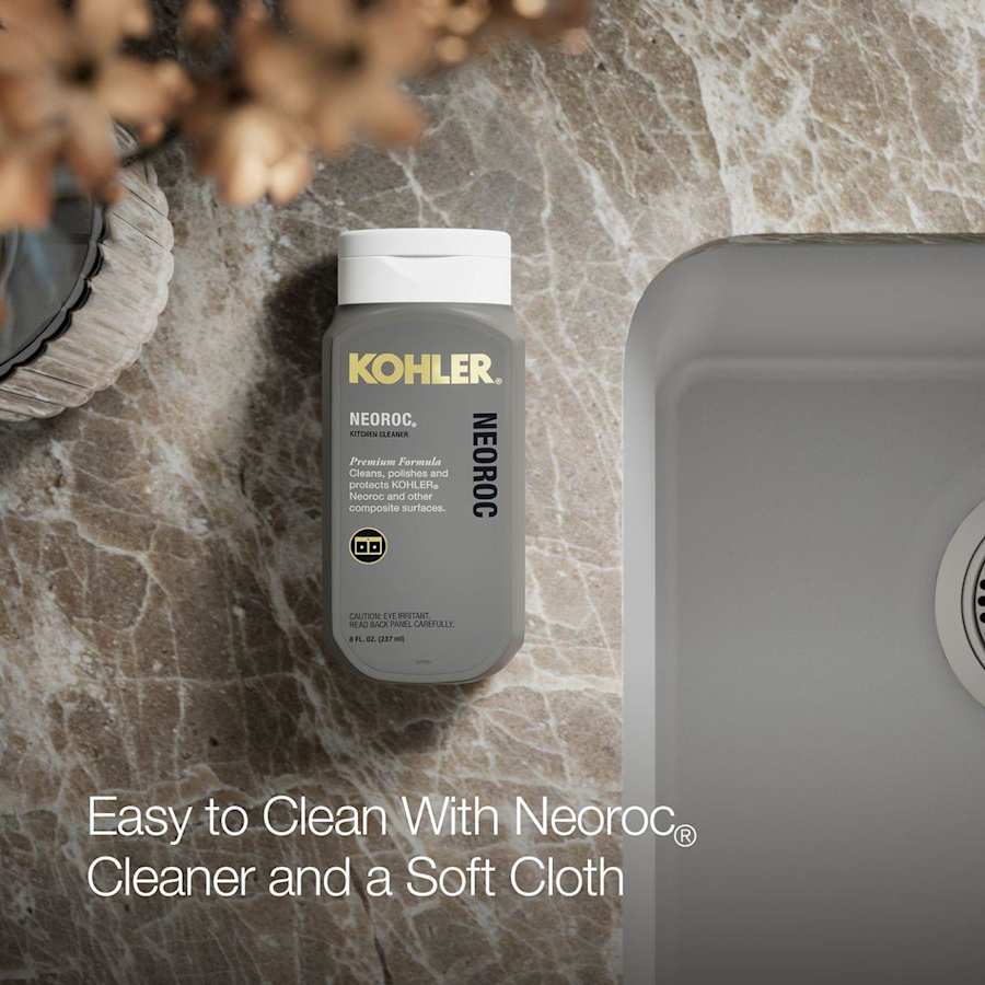 Cairn 33-1/2" Undermount Double Equal Bowl Neoroc Granite Composite Kitchen Sink with Right Sink Rack Included