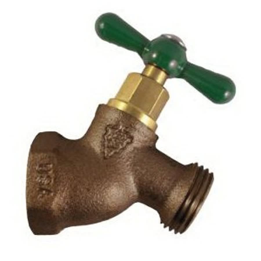 Hose Bibb, 1/2 in Inlet, FNPT, Rough Bronze
