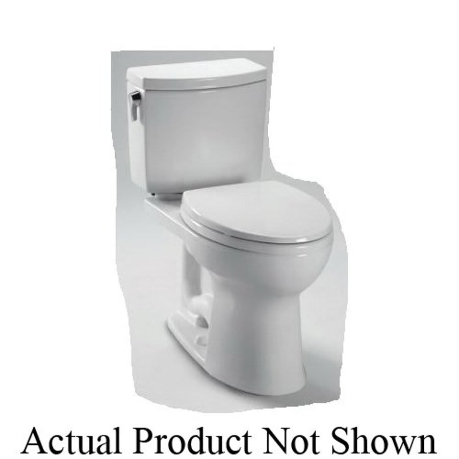 Drake® II Toilet Bowl, Floor Mount, 12 in Rough, ADA, Elongated, White