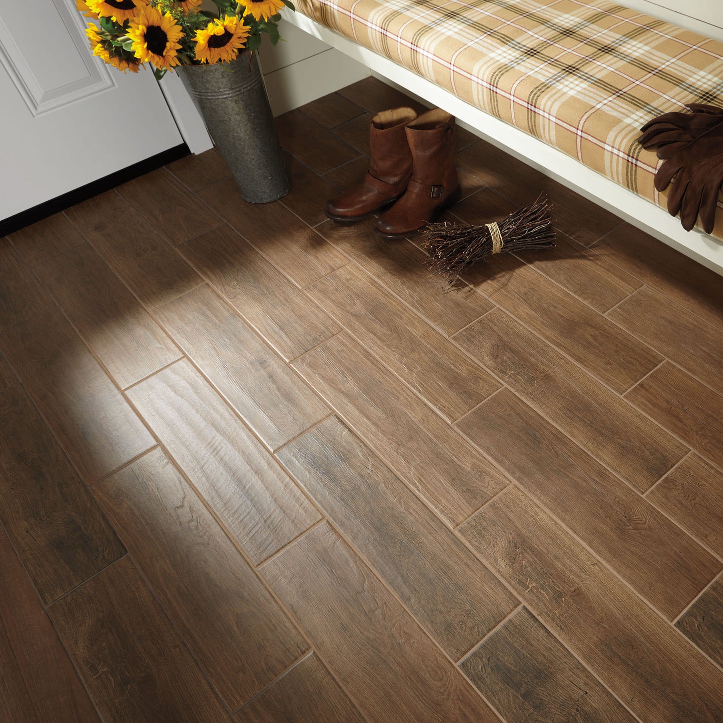 Platinum Dark Brown Plank 6X36 Matte