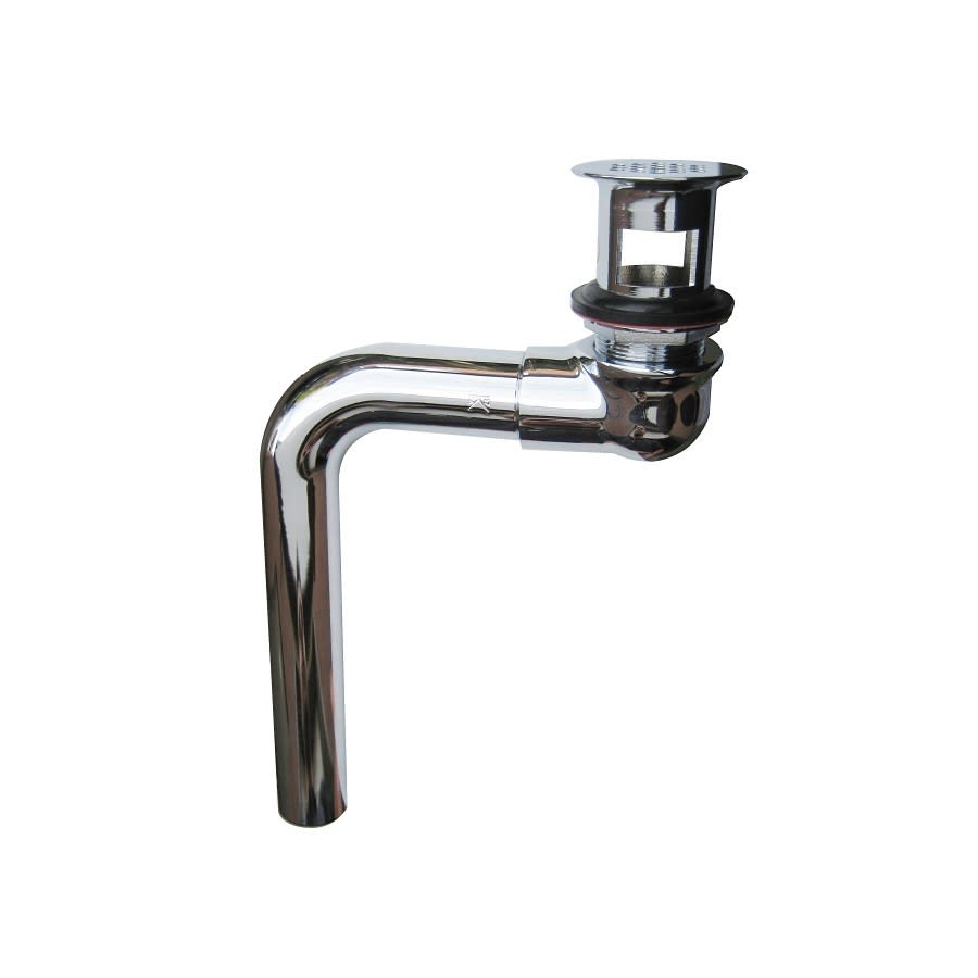 Lavatory Strainer, 1-1/4 in, Brass, Polished Chrome