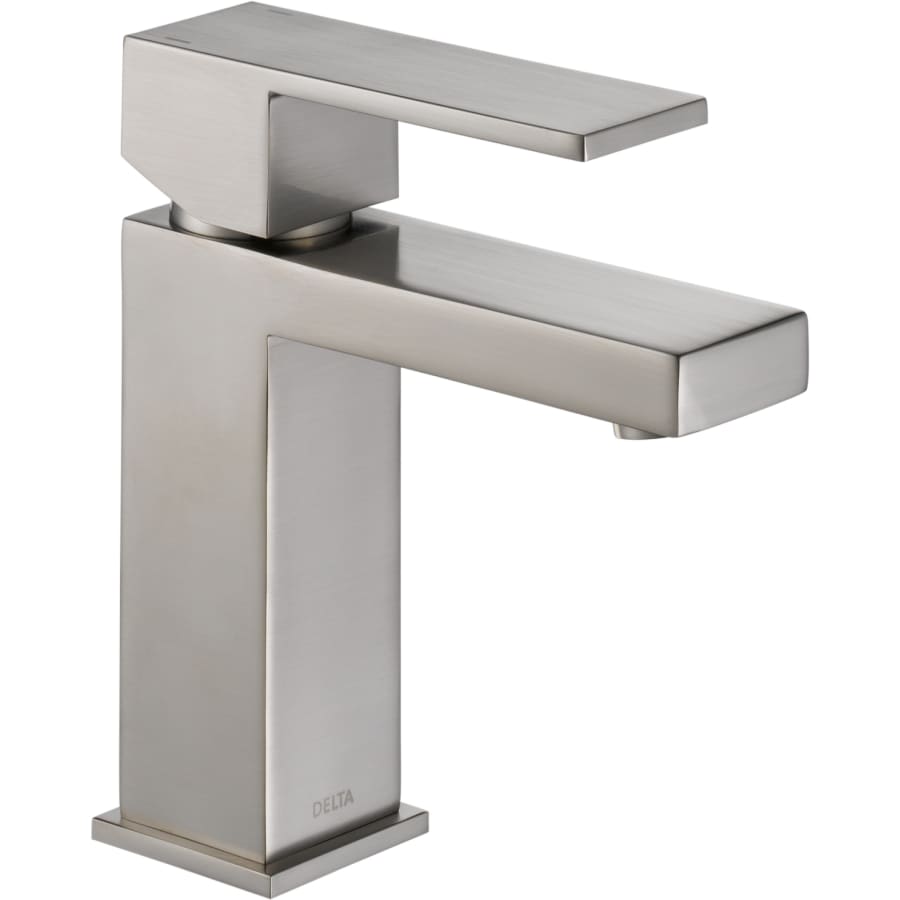 Modern 1.2 GPM Single Hole Bathroom Faucet with Push Pop-Up Drain Assembly - Includes Lifetime Warranty