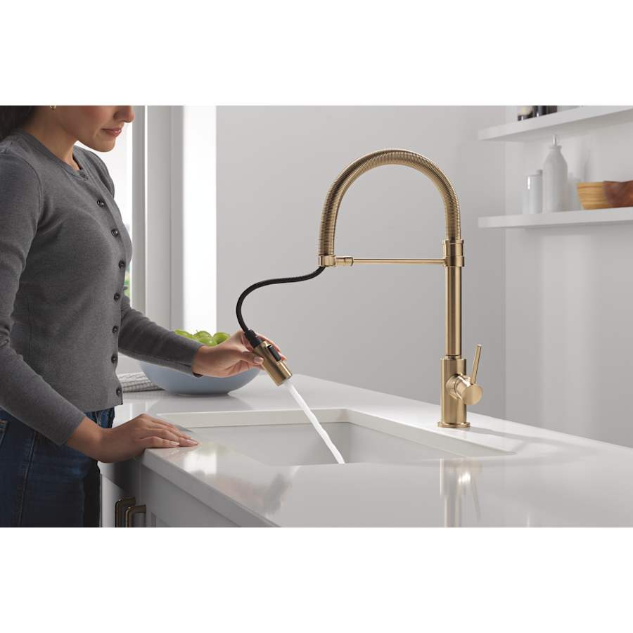 Trinsic 1.8 GPM Single Hole Pre-Rinse Pull Down Kitchen Faucet