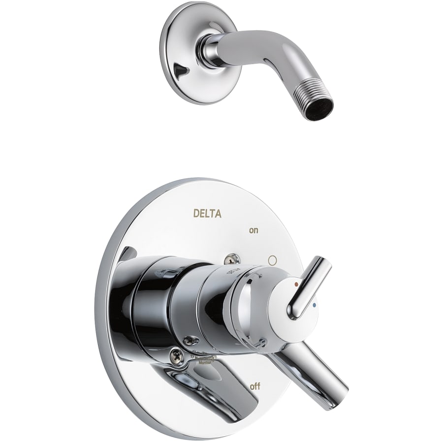 Trinsic Monitor 17 Series Dual Function Pressure Balanced Shower Trim Package with Integrated Volume Control - Less Shower Head and Rough-In Valve