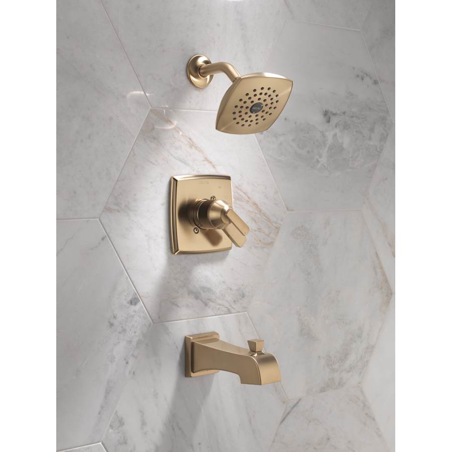 Ashlyn Monitor 17 Series Dual Function Pressure Balanced Tub and Shower with Integrated Volume Control - Less Rough-In Valve