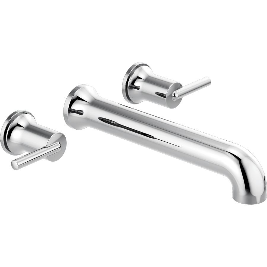 Trinsic Double Handle Wall Mounted Tub Filler Trim - Less Rough In