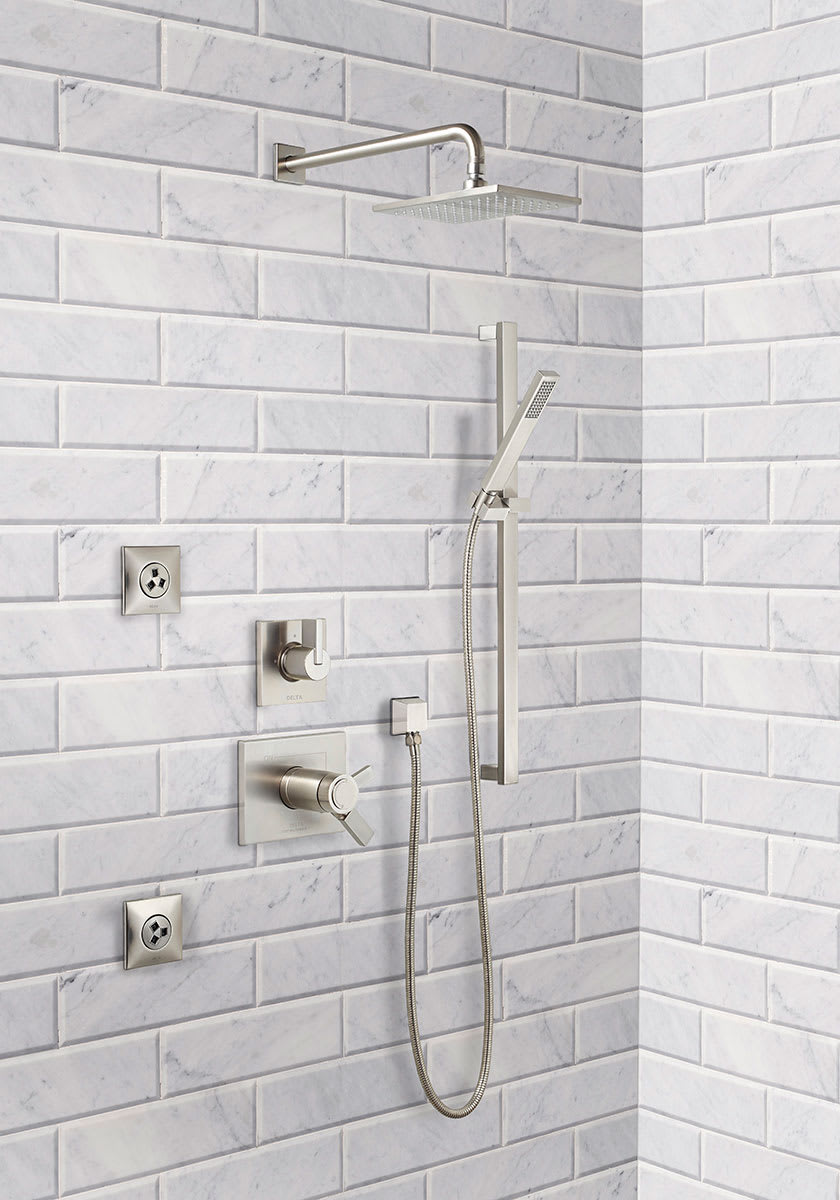 Arabescato Carrara Beveled Tile