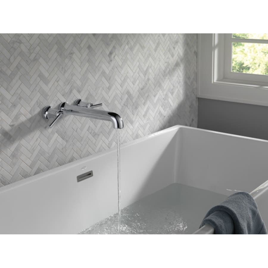Trinsic Double Handle Wall Mounted Tub Filler Trim - Less Rough In