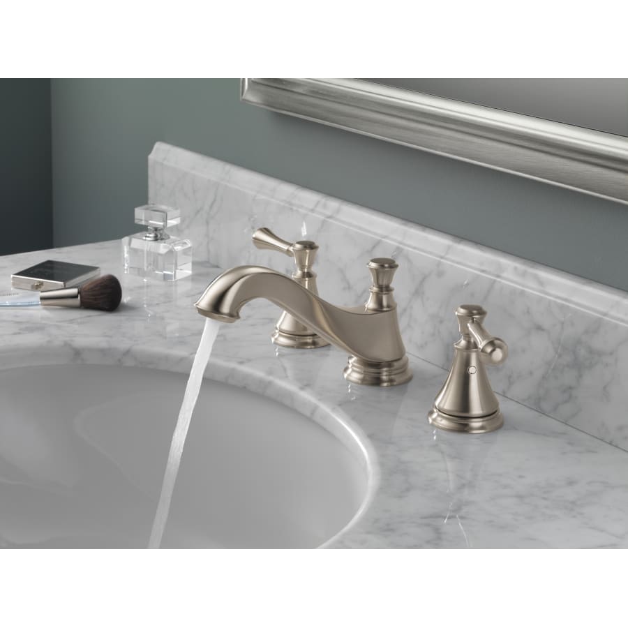 Cassidy Widespread Bathroom Faucet with Pop-Up Drain Assembly - Handles Sold Separately - Includes Lifetime Warranty