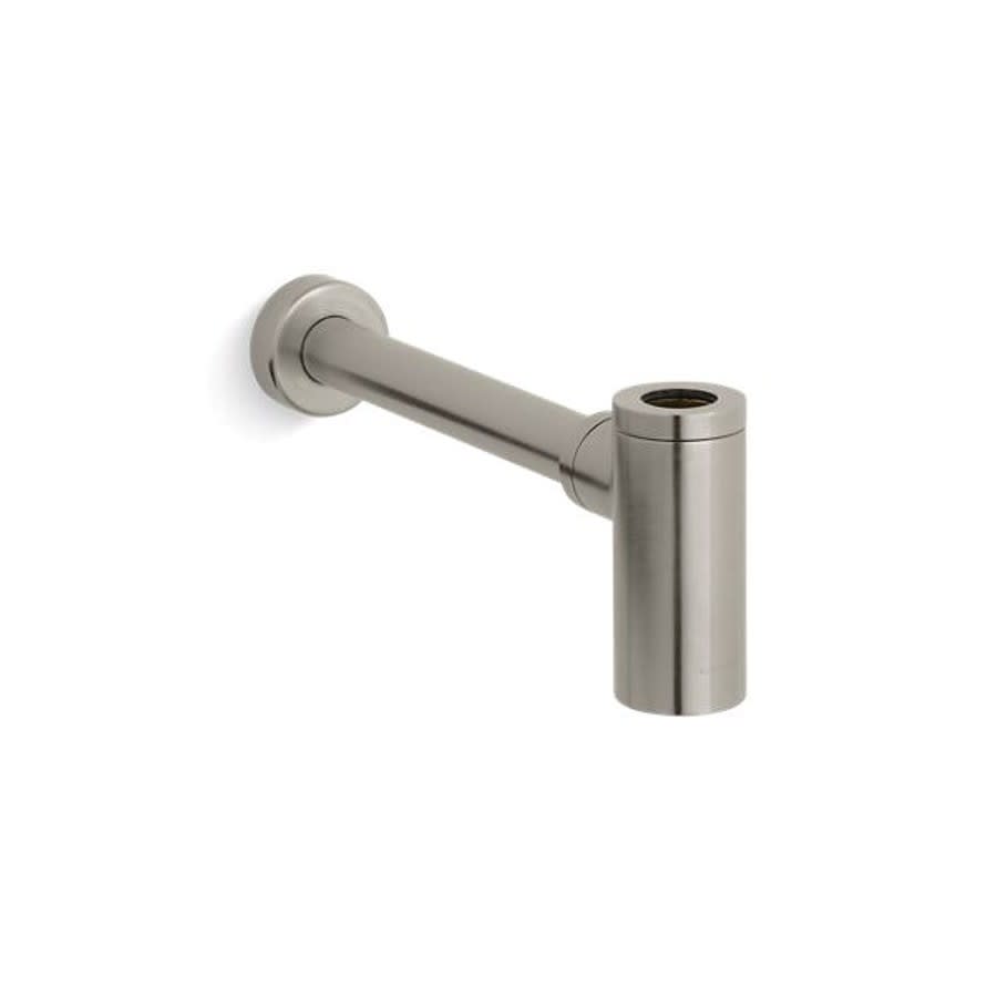Tubular Bottle Trap, 1-1/4 in, Vibrant Brushed Nickel