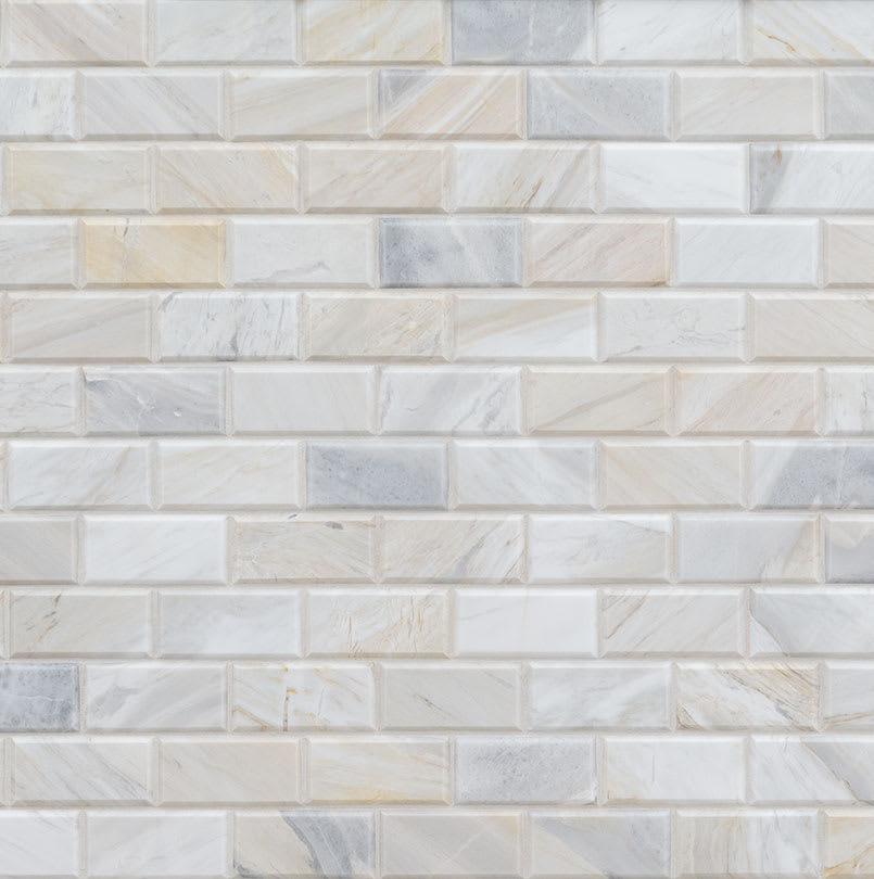 Athena Gold Beveled Tile