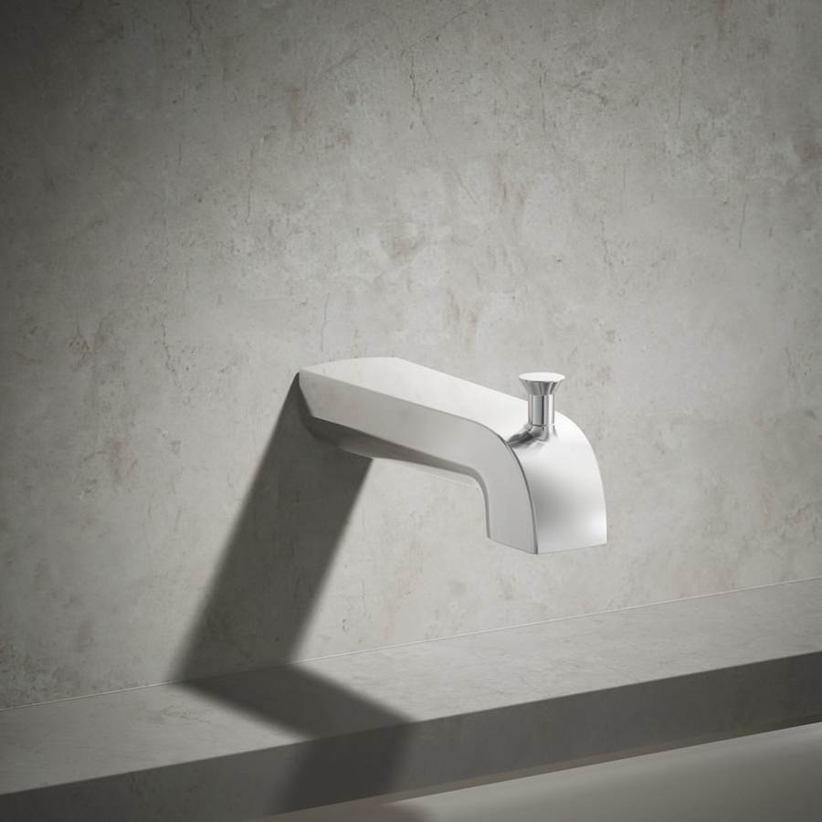 Pitch 6" Integrated Diverter Tub Spout