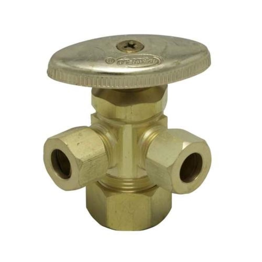 5/8" x 3/8" x 3/8" Dual Outlet Stop