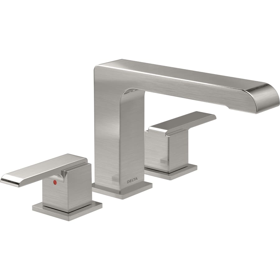 Ara Double Handle Deck Mounted Roman Tub Filler Trim (Less Valve)