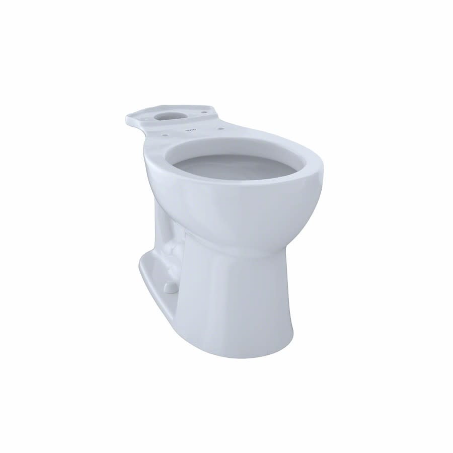Entrada™ Toilet Bowl, Floor Mount, 12 in Rough, ADA, Round, White