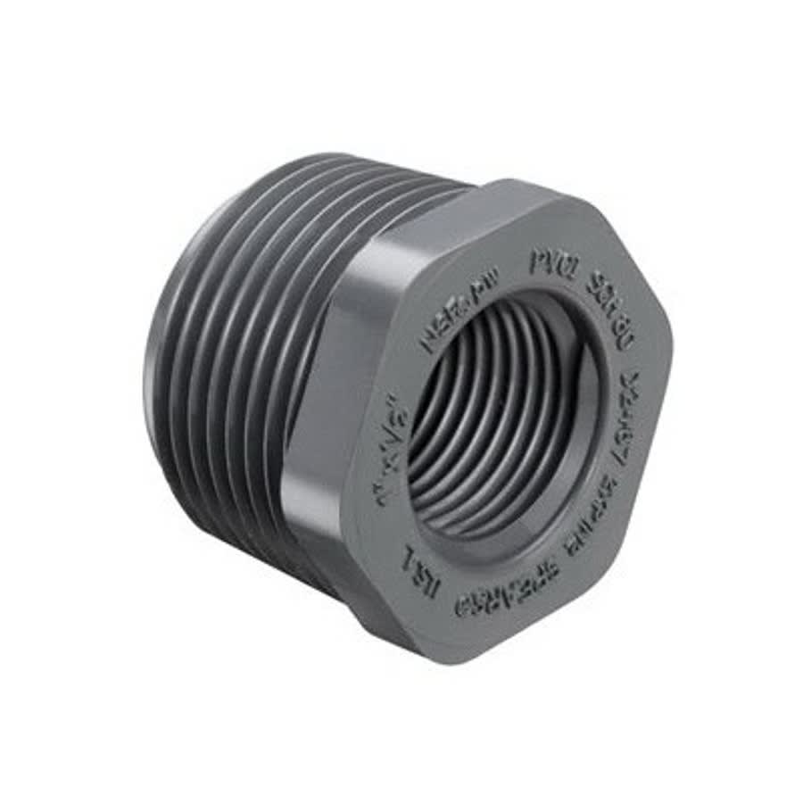 Bushing, 3 x 2 in, MNPT x FNPT, SCH 80/XH, PVC