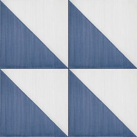 Scenario Blu Triangle Square, Triangle 8X8 Matte