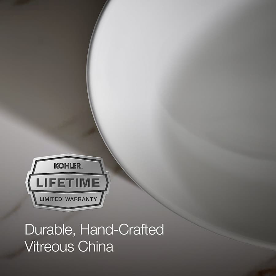 Vox 20" Vessel Vitreous China Bathroom Sink with Overflow