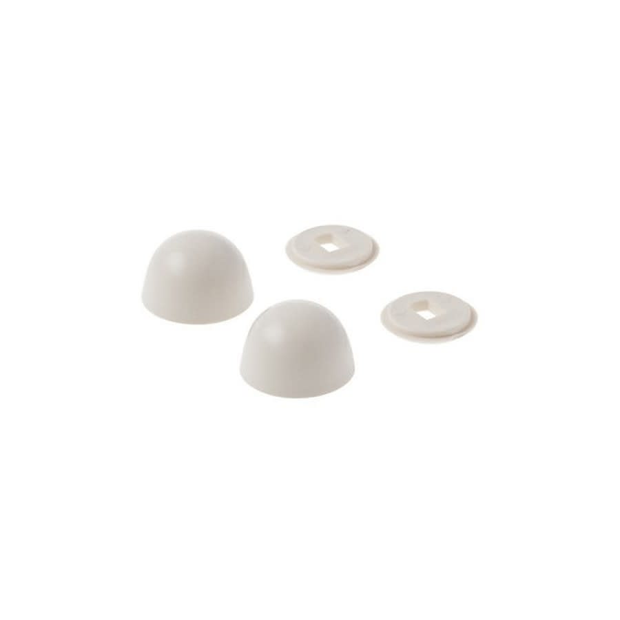 Bolt Cap Kit, For Use With Urinal/Toilet, White