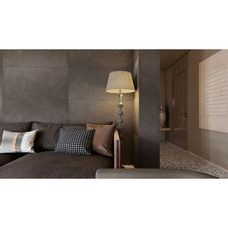 CLAYTONE GROOVE GRAY MT 24X47